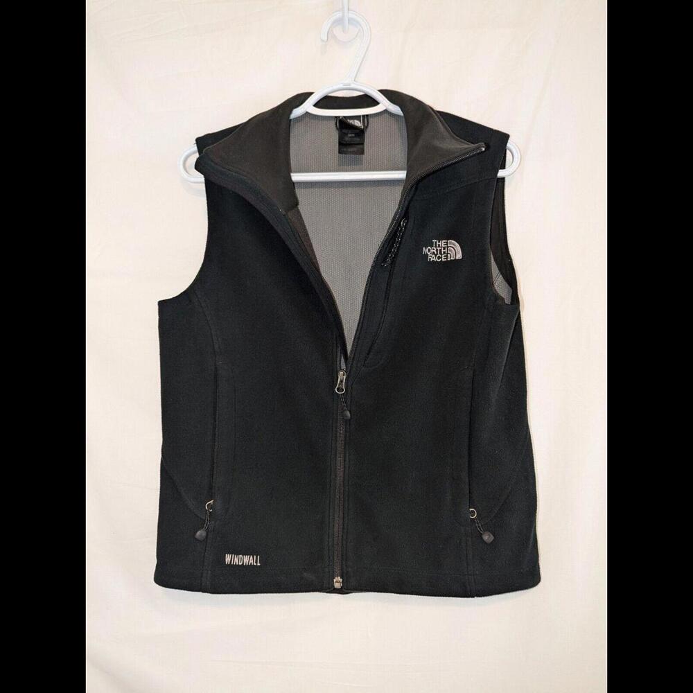 North Face Fleece Vest Womens Medium/Black Outdoor Hiking Casual Warmth